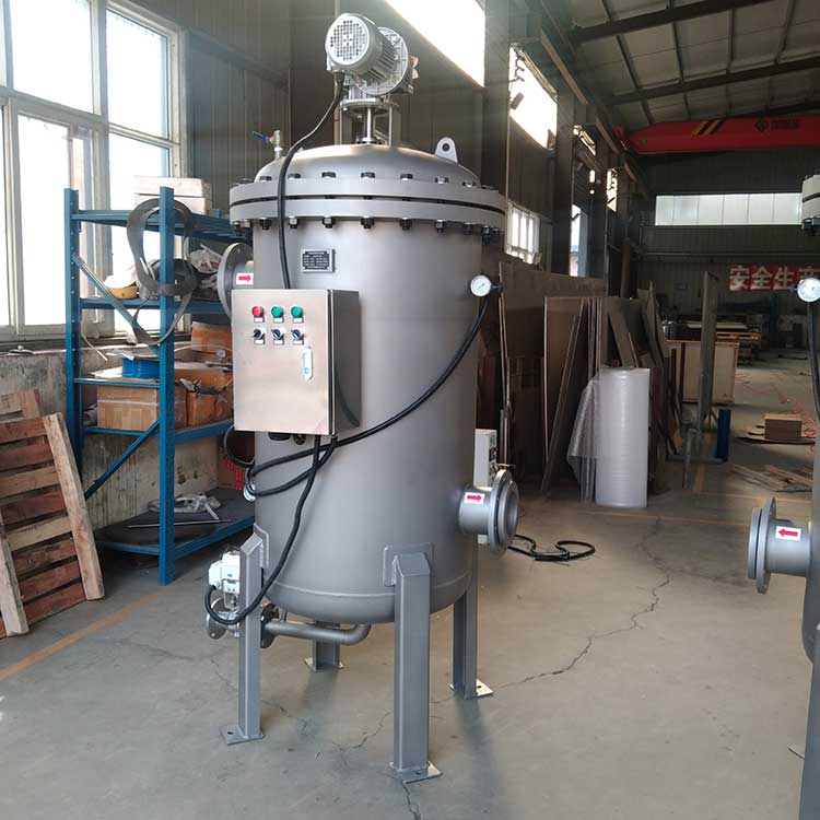 華豫生產供應全自動自清洗過濾器DN150 內置T型絲濾芯、不銹鋼刷