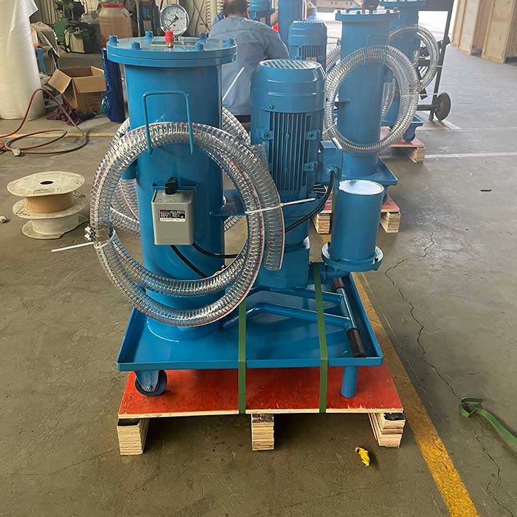 華豫生產(chǎn)供應(yīng)LUC-100*10濾油機(jī) 油液除雜質(zhì)