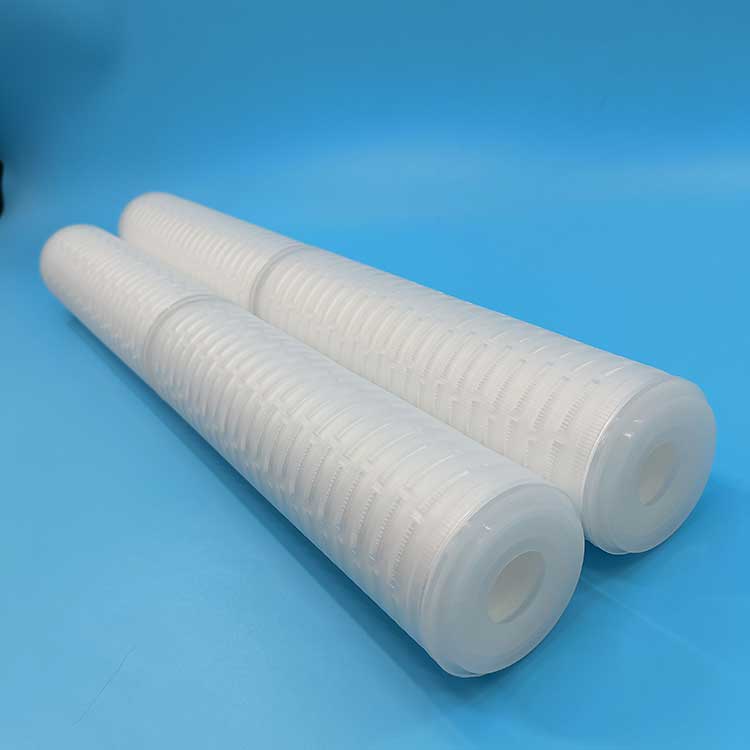 華豫供應(yīng)水過濾ZDL40英寸1.5微米折疊膜濾芯