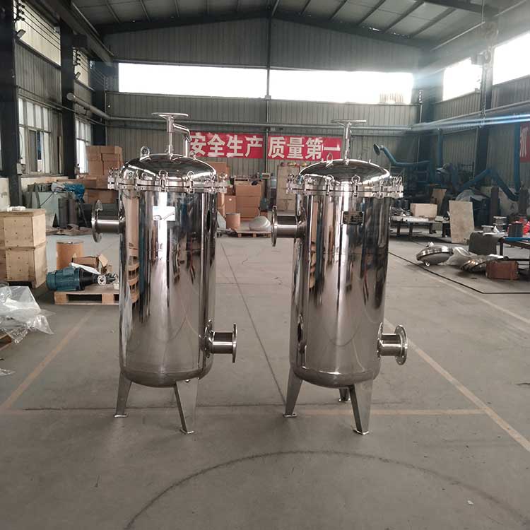 華豫生產(chǎn)供應DN125袋式過濾器 5袋 不銹鋼殼體